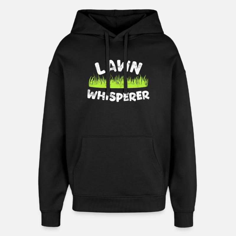Tondeuse à gazon Jardinier de jardin - Sweat à capuche unisexe Stanley/Stella Oversized - noir