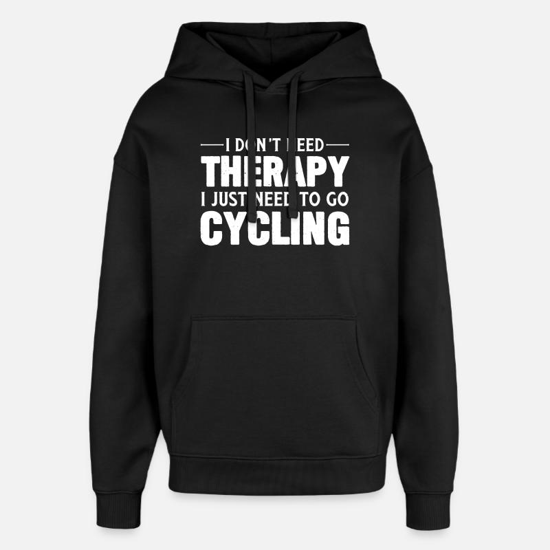 Cycling Lifestyle Statement T-Shirt - Sweat à capuche unisexe Stanley/Stella Oversized - noir