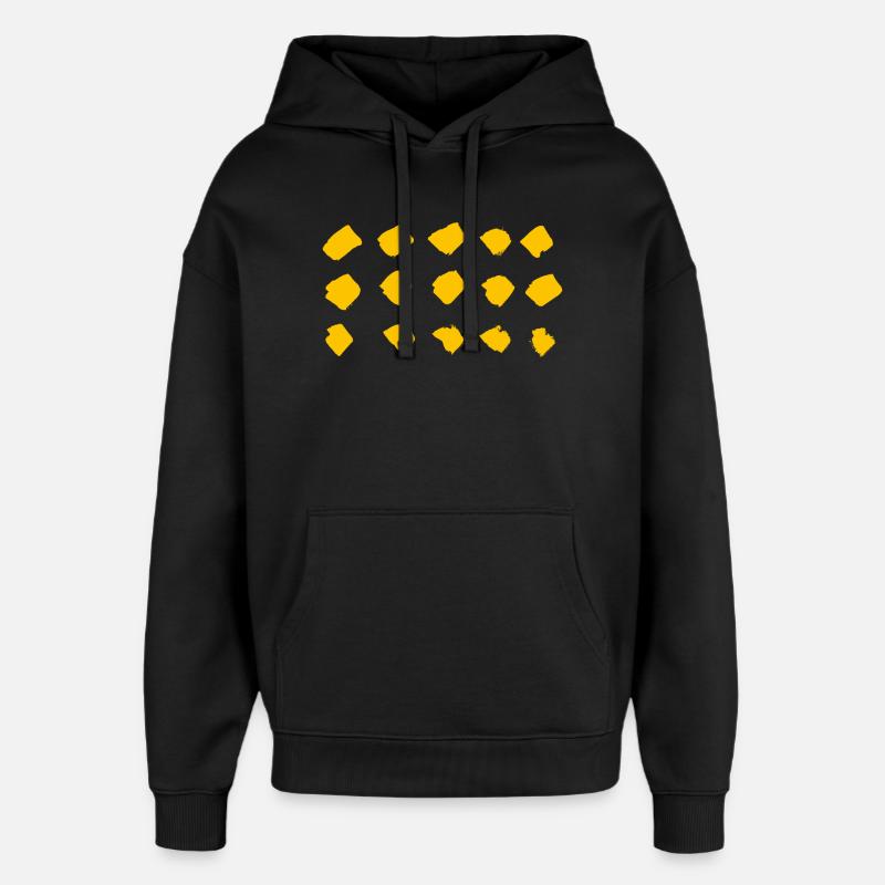 Muster - Oversized Unisex Hoodie von Stanley/Stella - Schwarz