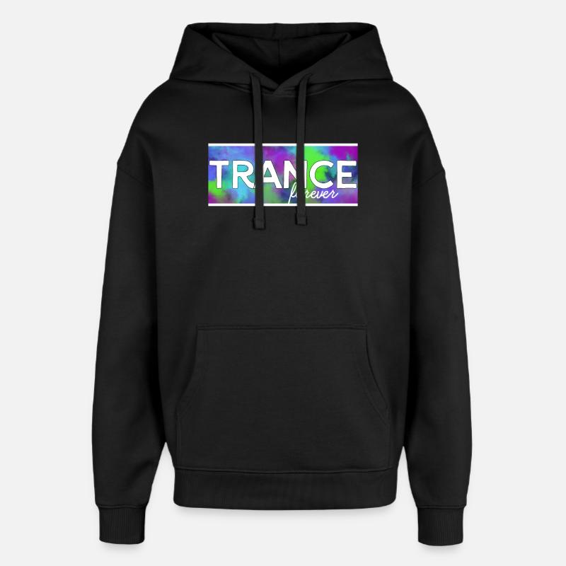 La transe pour toujours - Sweat à capuche unisexe Stanley/Stella Oversized - noir