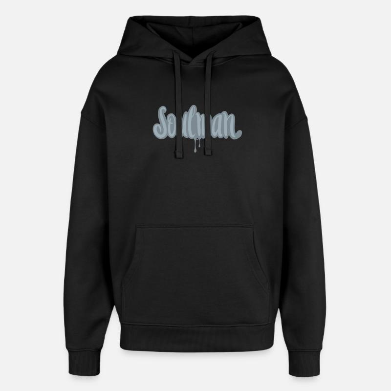 Soulmusic, c’est l’amour - Sweat à capuche unisexe Stanley/Stella Oversized - noir
