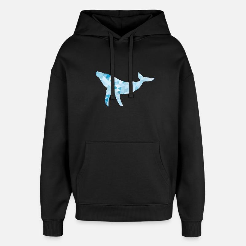 Bossu - Sweat à capuche unisexe Stanley/Stella Oversized - noir