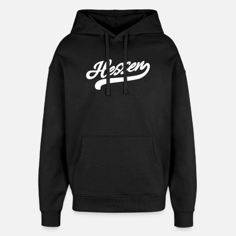 Rétro de Hesse - Sweat à capuche unisexe Stanley/Stella Oversized - noir