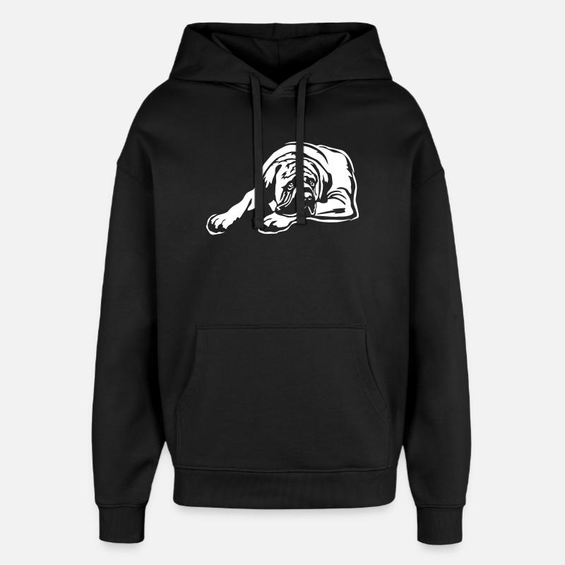 Deutsch Mastiff « Black Edition » - Sweat à capuche unisexe Stanley/Stella Oversized - noir