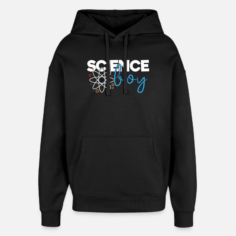 Garçon de science - Sweat à capuche unisexe Stanley/Stella Oversized - noir