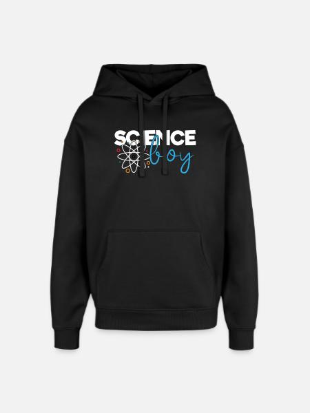 Garçon de science - Sweat à capuche unisexe Stanley/Stella Oversized - noir