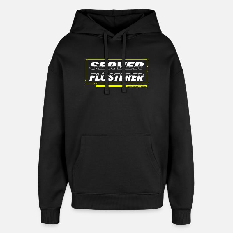 Server Flüsterer - Oversized Unisex Hoodie von Stanley/Stella - Schwarz