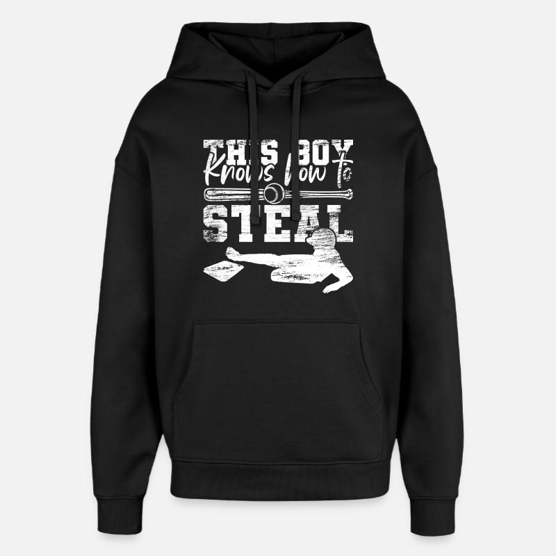 Garçon batteur - Sweat à capuche unisexe Stanley/Stella Oversized - noir