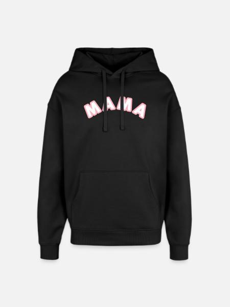 MAMA Cool Mom Print - Oversized Unisex Hoodie von Stanley/Stella - Schwarz