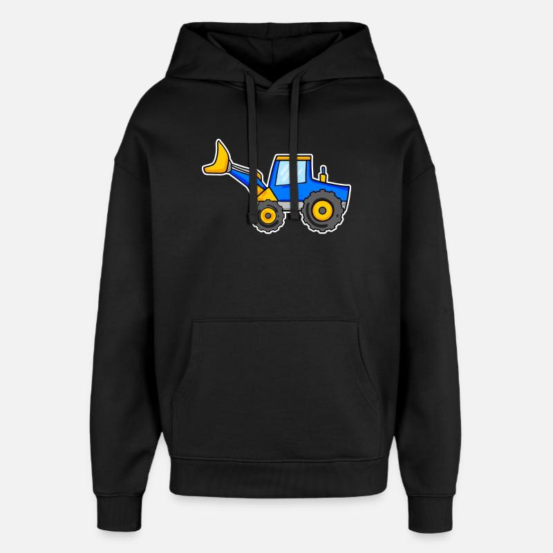 Bagger - Oversized Unisex Hoodie von Stanley/Stella - Schwarz