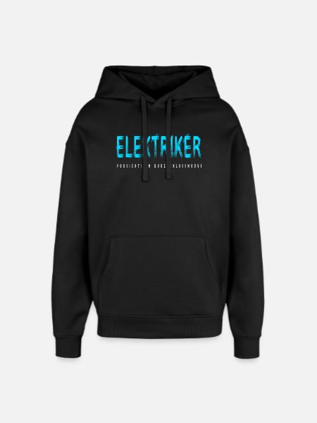 Elektriker Handwerker Design - Oversized Unisex Hoodie von Stanley/Stella - Schwarz