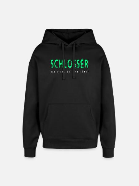 Schlosser Handwerker Design - Oversized Unisex Hoodie von Stanley/Stella - Schwarz