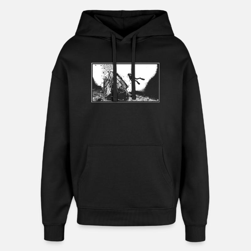 L'épave - Sweat à capuche unisexe Stanley/Stella Oversized - noir