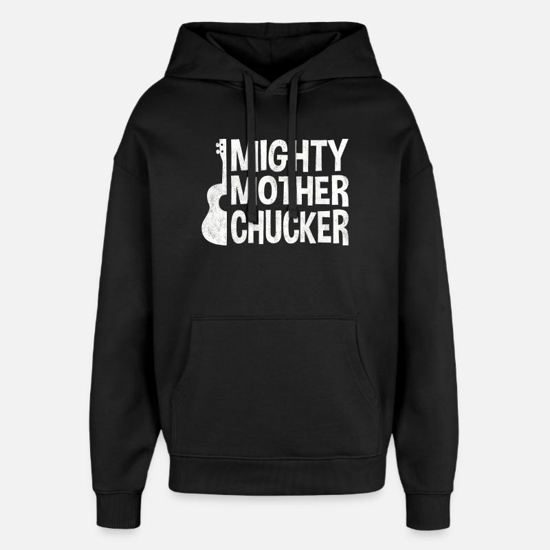 Puissante mère Chucker - Sweat à capuche unisexe Stanley/Stella Oversized - noir