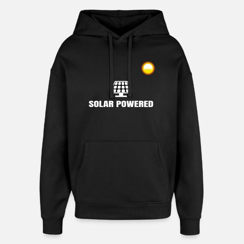 Énergie solaire - Sweat à capuche unisexe Stanley/Stella Oversized - noir