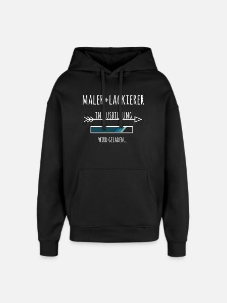 Maler und Lackierer Ausbildung Beruf - Oversized Unisex Hoodie von Stanley/Stella - Schwarz