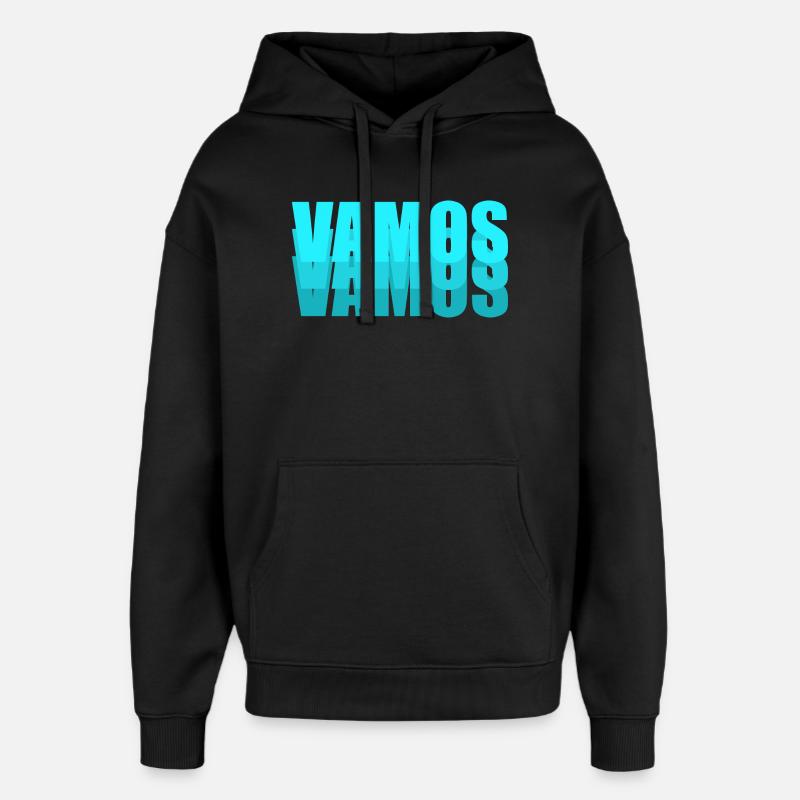 Vamos - Sweat à capuche unisexe Stanley/Stella Oversized - noir