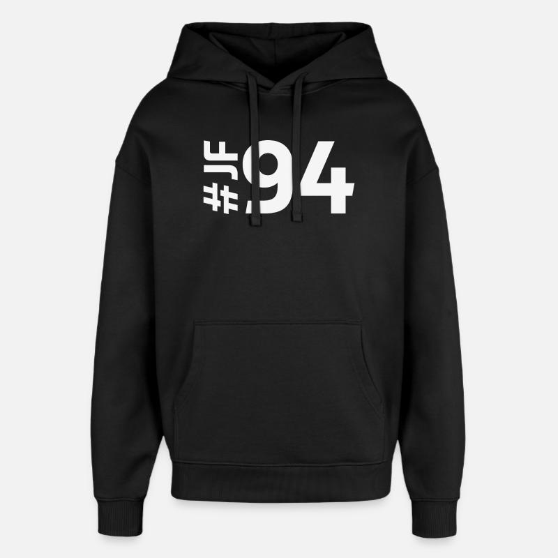 JF94 - Sweat à capuche unisexe Stanley/Stella Oversized - noir