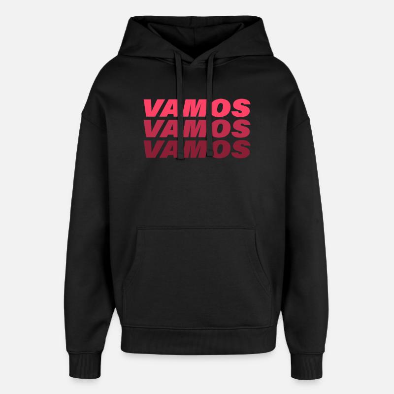 VAMOS - Oversized Unisex Hoodie von Stanley/Stella - Schwarz