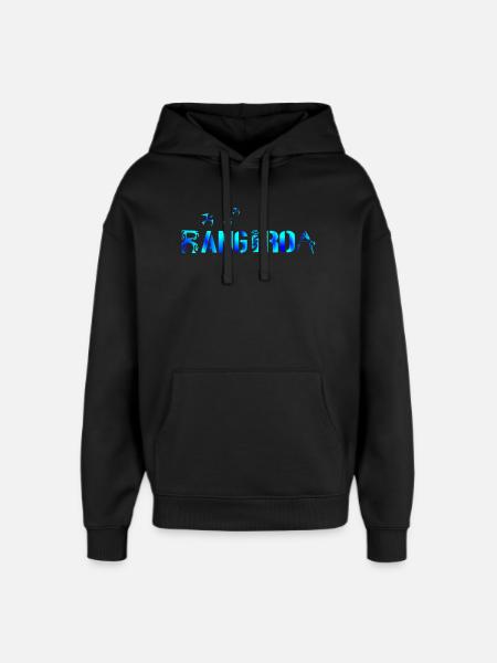 RANGIROA - Sweat à capuche unisexe Stanley/Stella Oversized - noir