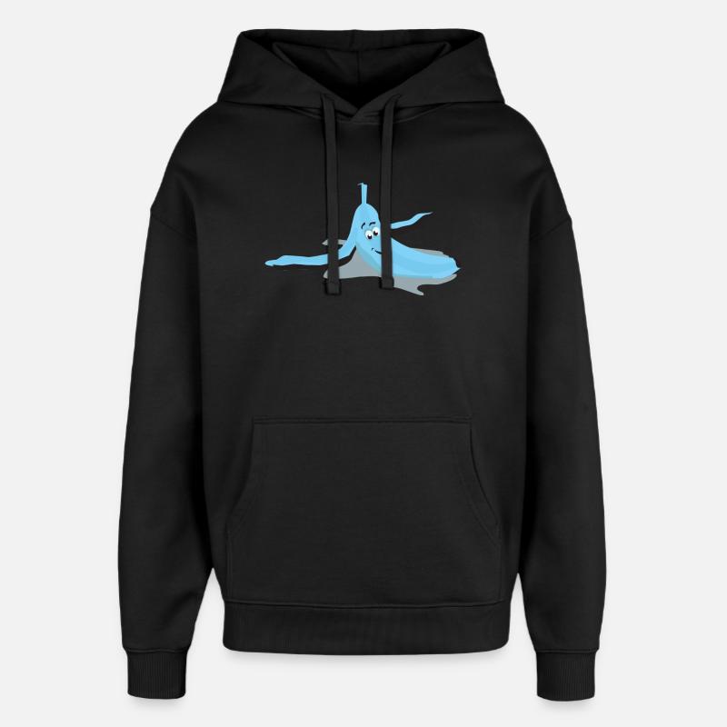 Augerutschte Banane - Oversized Unisex Hoodie von Stanley/Stella - Schwarz