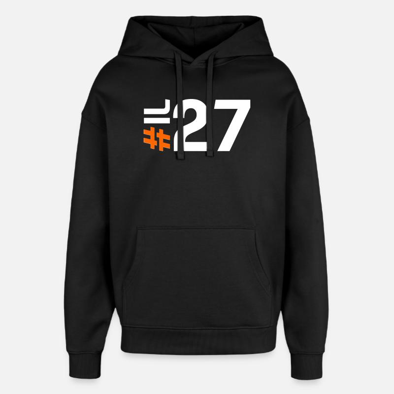 IL27 - Sweat à capuche unisexe Stanley/Stella Oversized - noir