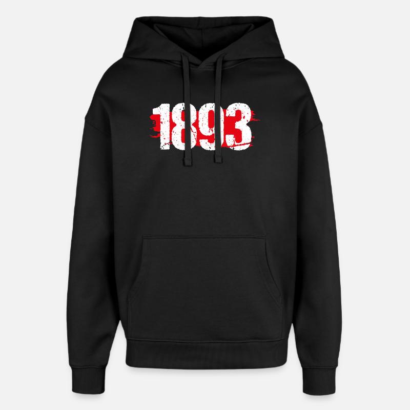 Stuttgart 1893 - Oversized Unisex Hoodie von Stanley/Stella - Schwarz