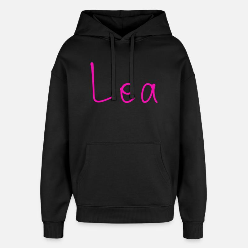 Léa - Sweat à capuche unisexe Stanley/Stella Oversized - noir