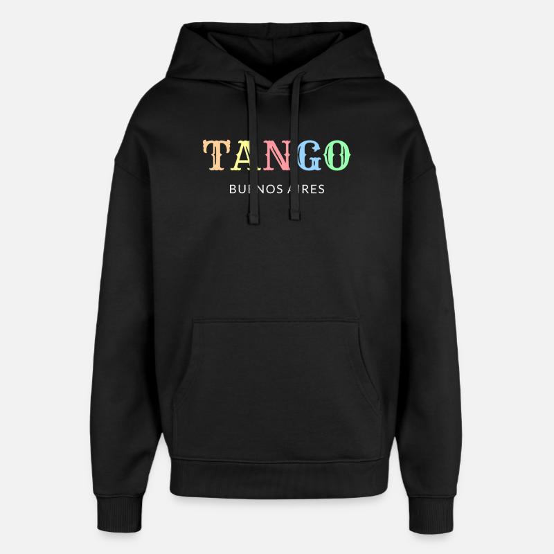 Tango Buenos Aires - Sweat à capuche unisexe Stanley/Stella Oversized - noir