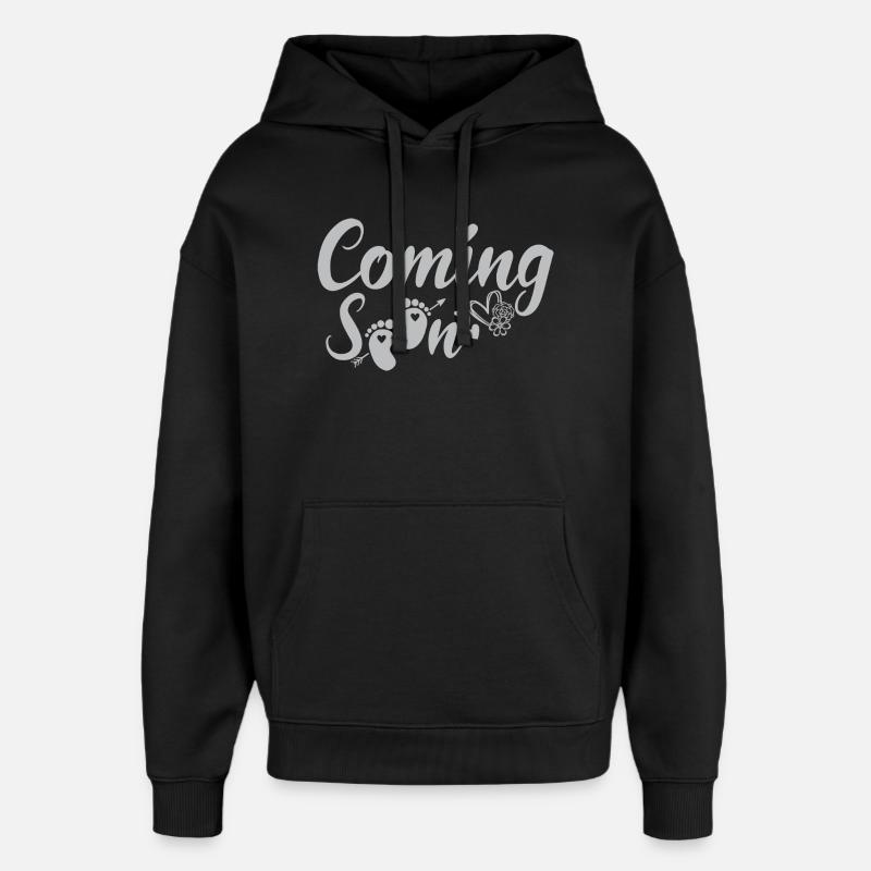 À venir - Sweat à capuche unisexe Stanley/Stella Oversized - noir