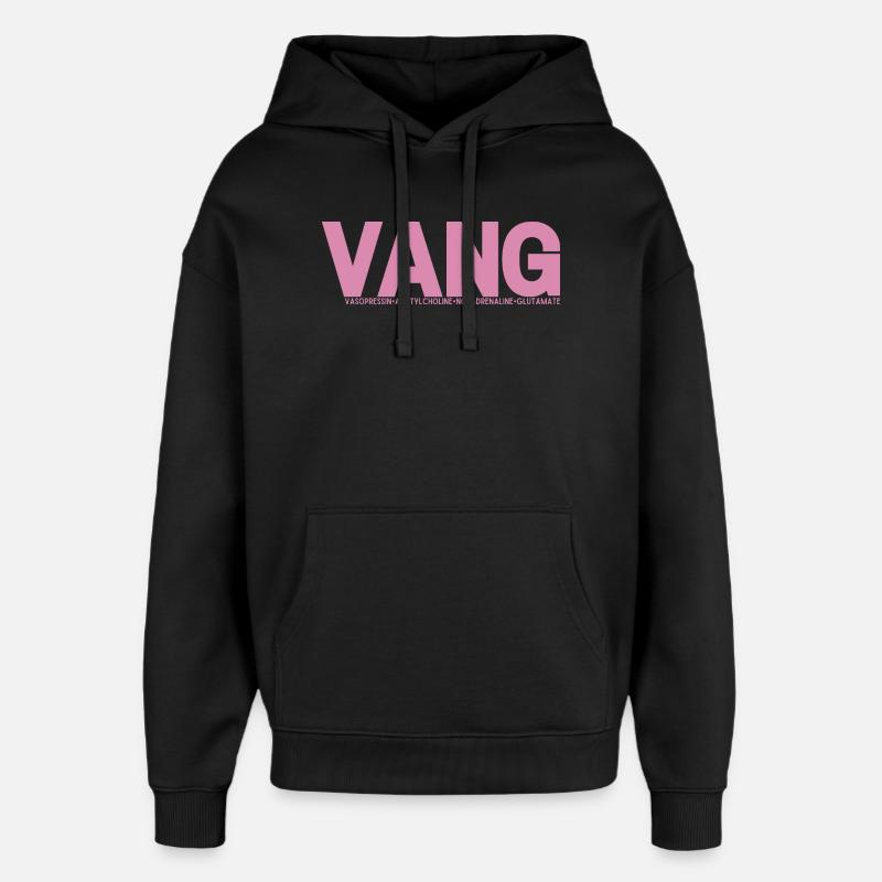 VANG - Sweat à capuche unisexe Stanley/Stella Oversized - noir