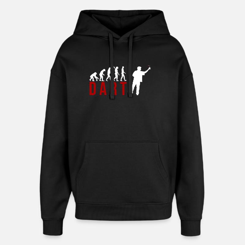 Ecolution Dart - Oversized Unisex Hoodie von Stanley/Stella - Schwarz