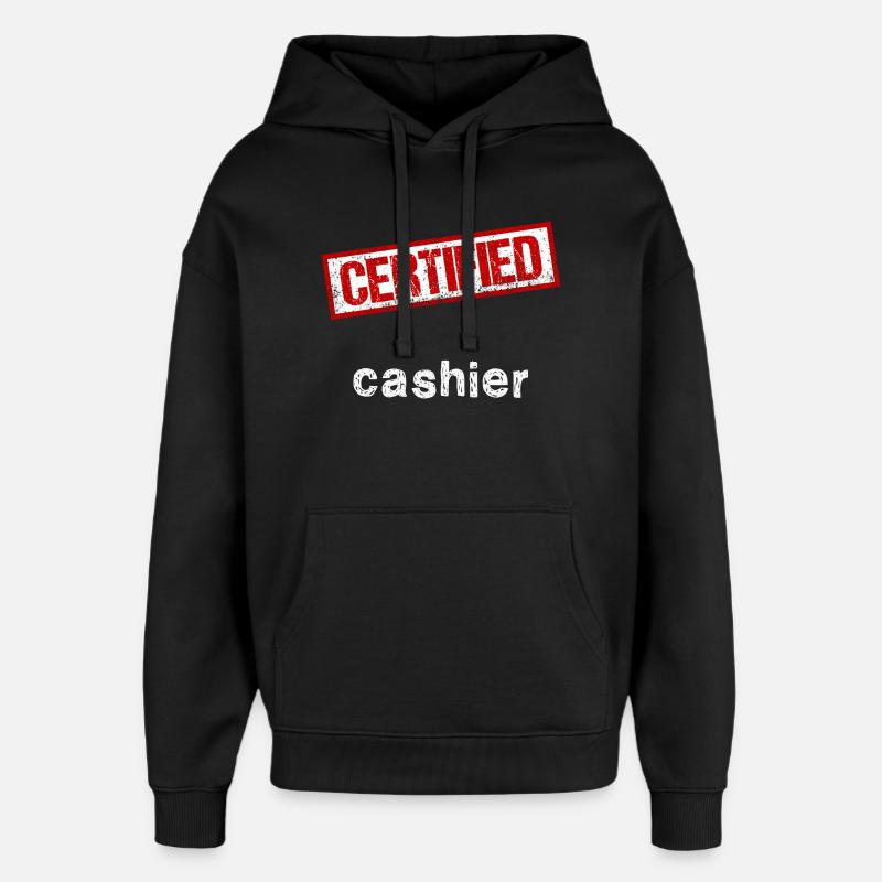 Caissier - Sweat à capuche unisexe Stanley/Stella Oversized - noir