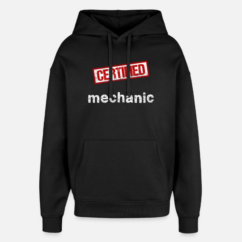 Mécanicien - Sweat à capuche unisexe Stanley/Stella Oversized - noir