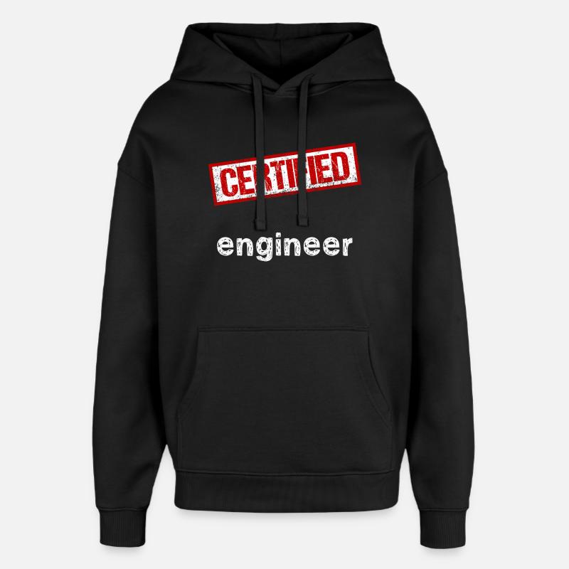 Ingénieur - Sweat à capuche unisexe Stanley/Stella Oversized - noir