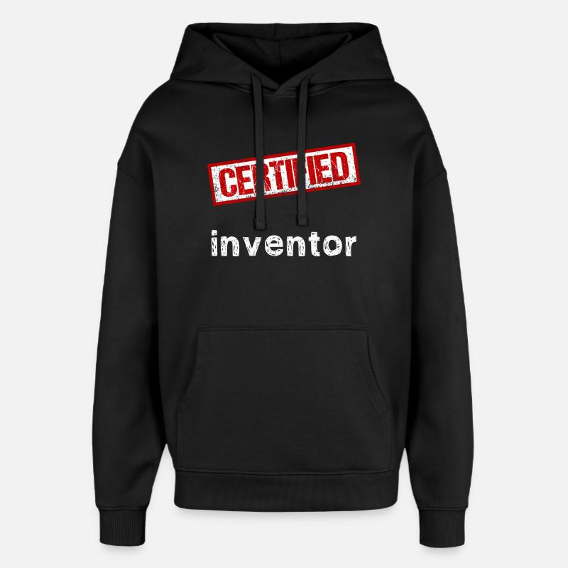 Erfinder - Oversized Unisex Hoodie von Stanley/Stella - Schwarz