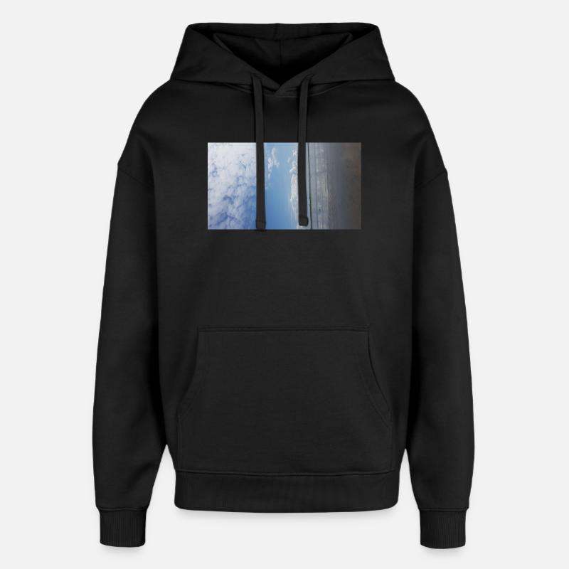 JensJensen - Oversized Unisex Hoodie von Stanley/Stella - Schwarz