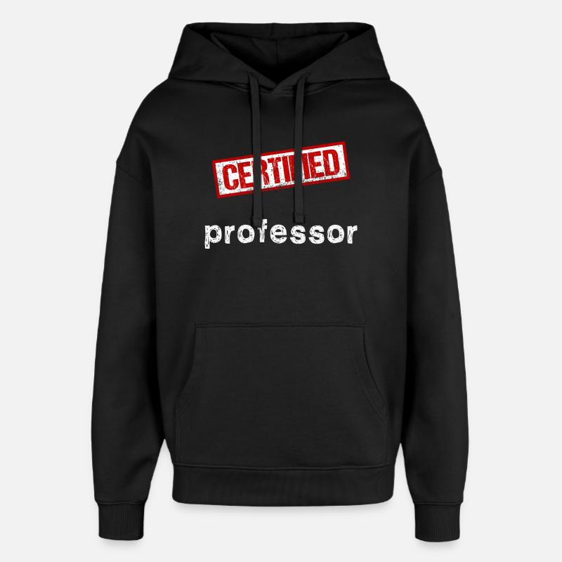 Professor - Oversized Unisex Hoodie von Stanley/Stella - Schwarz