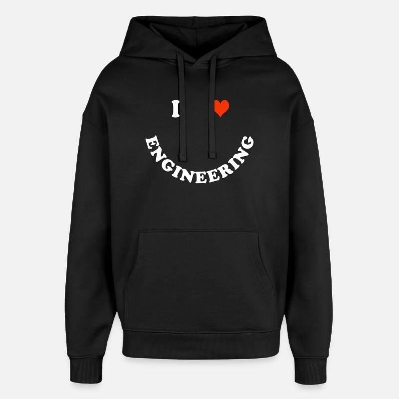 engineer - Oversized Unisex Hoodie von Stanley/Stella - Schwarz
