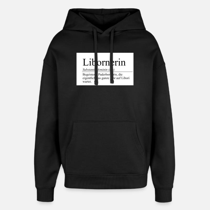libornerin - Oversized Unisex Hoodie von Stanley/Stella - Schwarz