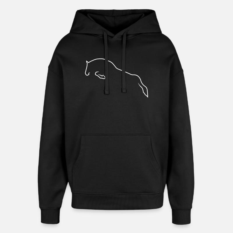 Jumper - Oversized Unisex Hoodie by Stanley/Stella - black