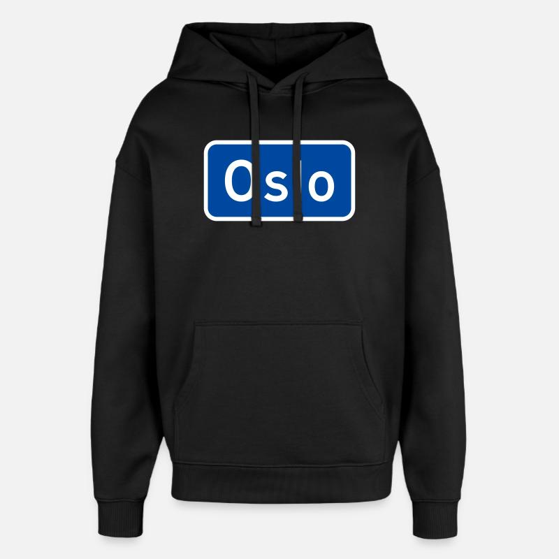 Oslo - Sweat à capuche unisexe Stanley/Stella Oversized - noir