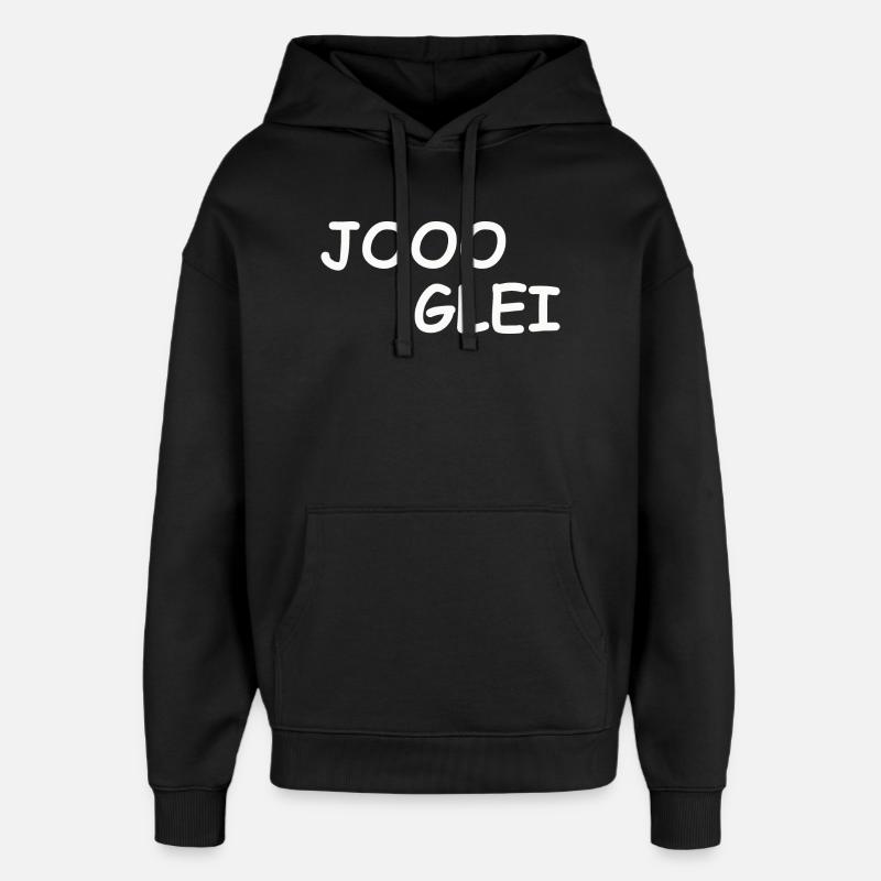 JOOO GLEI - Sweat à capuche unisexe Stanley/Stella Oversized - noir