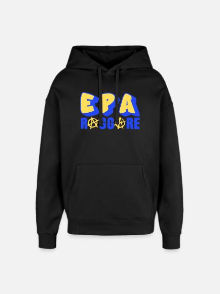 Epa Raggare Punk - Oversized Unisex Hoodie by Stanley/Stella - black