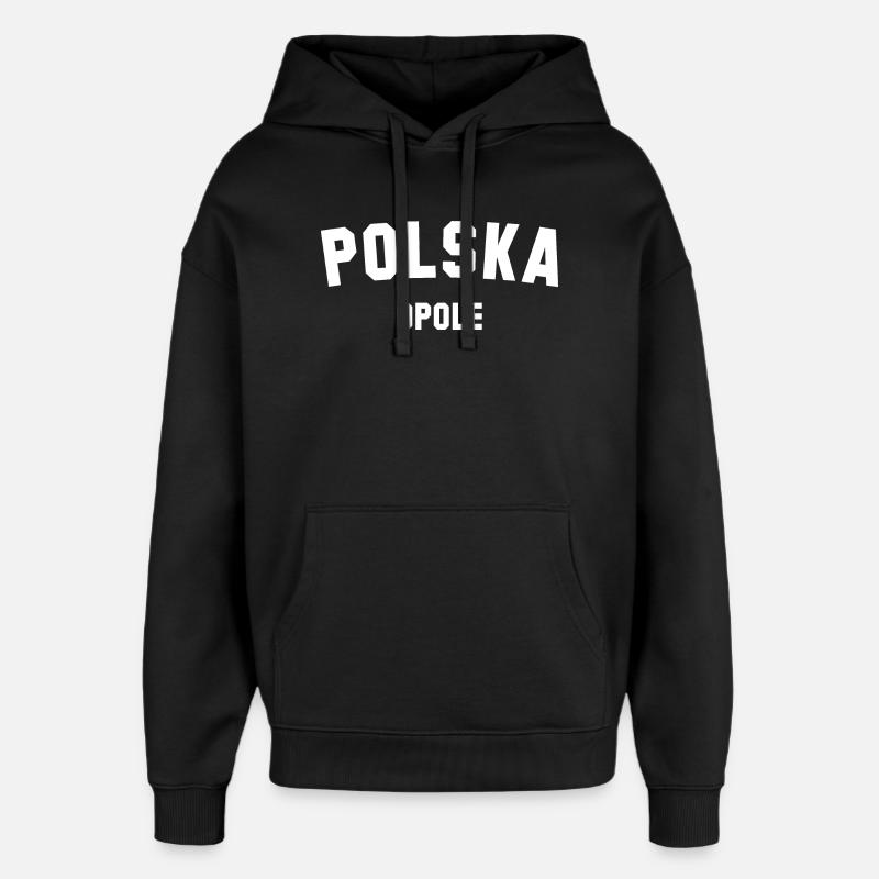 OPOLE Polska Pologne - Sweat à capuche unisexe Stanley/Stella Oversized - noir