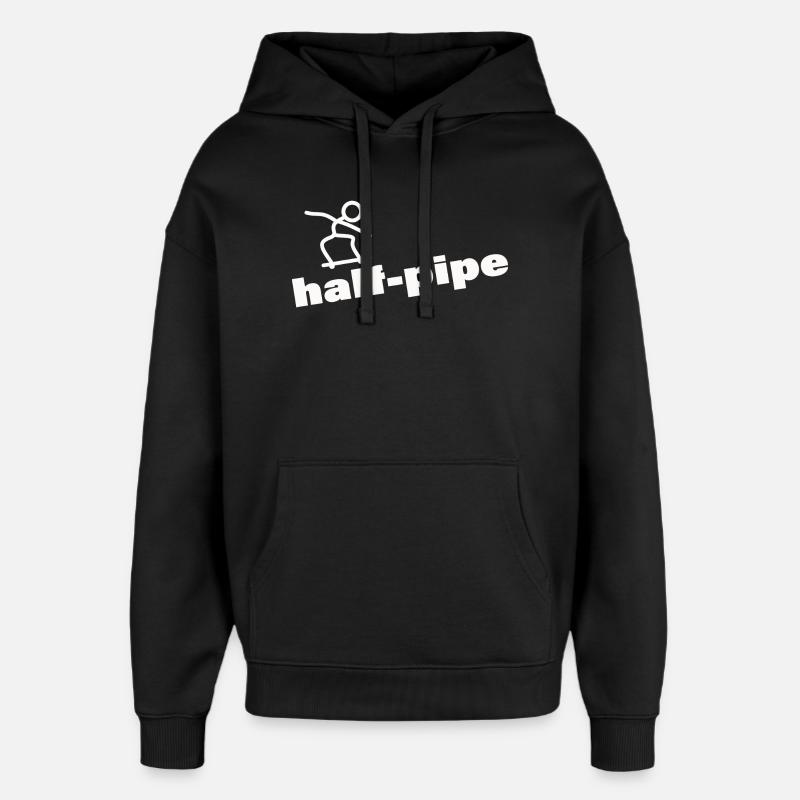 HALF-PIPE - Sweat à capuche unisexe Stanley/Stella Oversized - noir