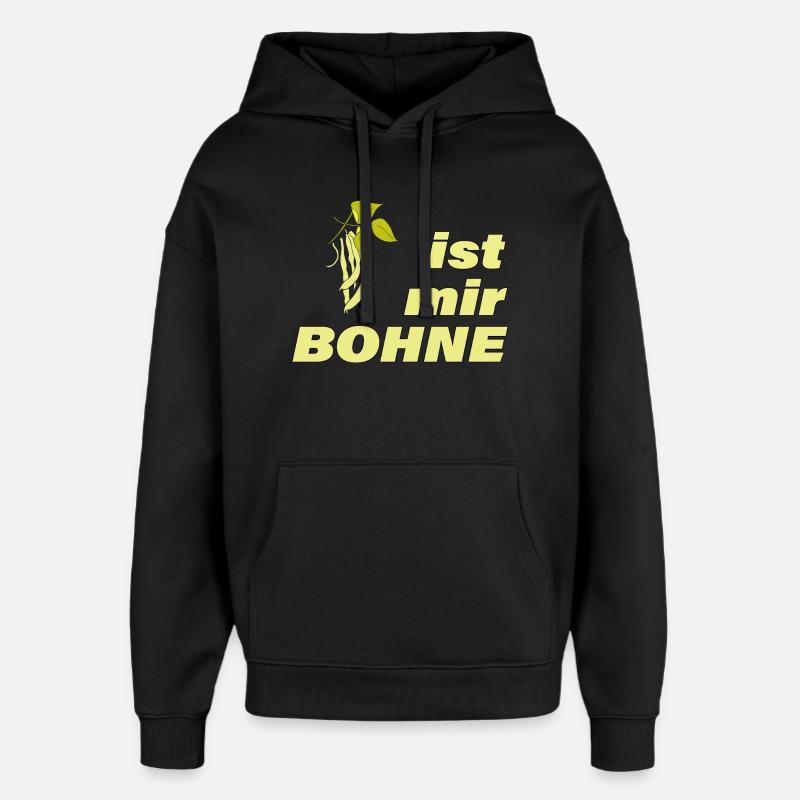 HARICOT - Sweat à capuche unisexe Stanley/Stella Oversized - noir