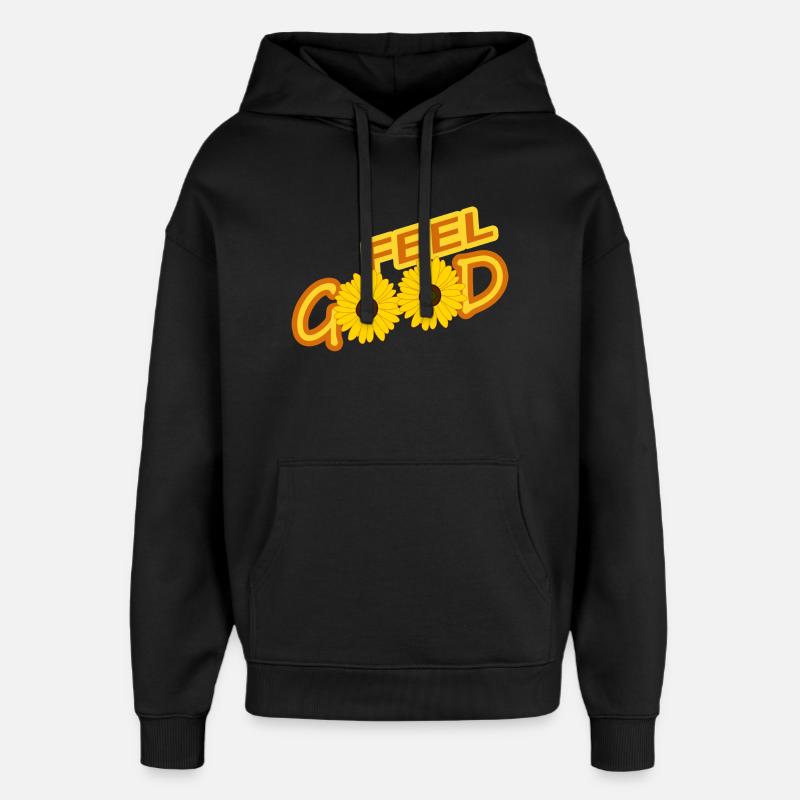 SE SENTIR BIEN - Sweat à capuche unisexe Stanley/Stella Oversized - noir