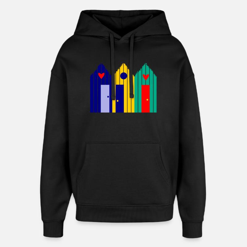 anniversaire. anniversaire décennie. humour. drôle - Sweat à capuche unisexe Stanley/Stella Oversized - noir