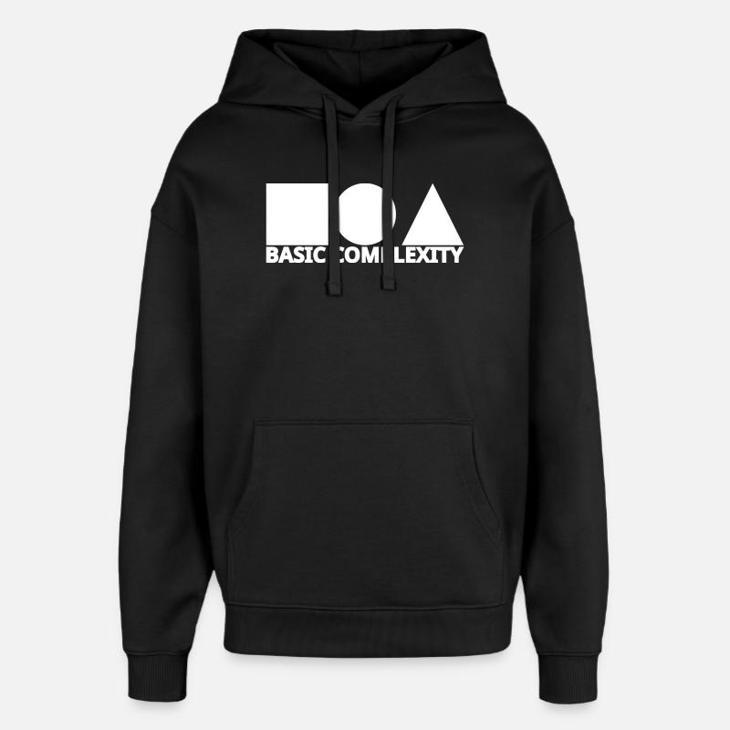 Complexité basique - Sweat à capuche unisexe Stanley/Stella Oversized - noir